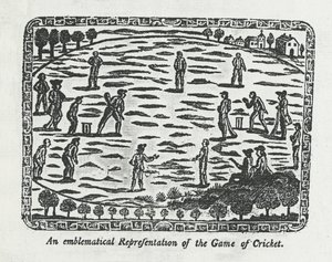 Juego de cricket, 1774 de English School